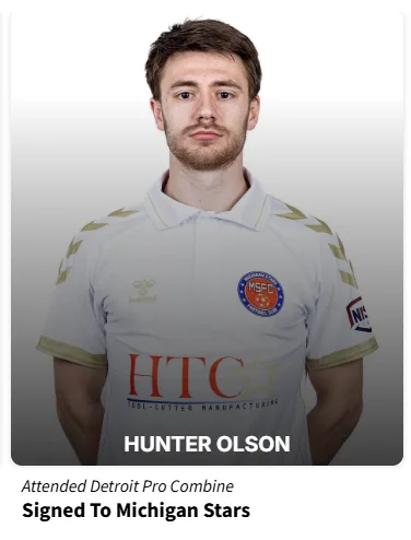 OPSM Connect event success — Hunter Olson — Signed to Michigan Stars